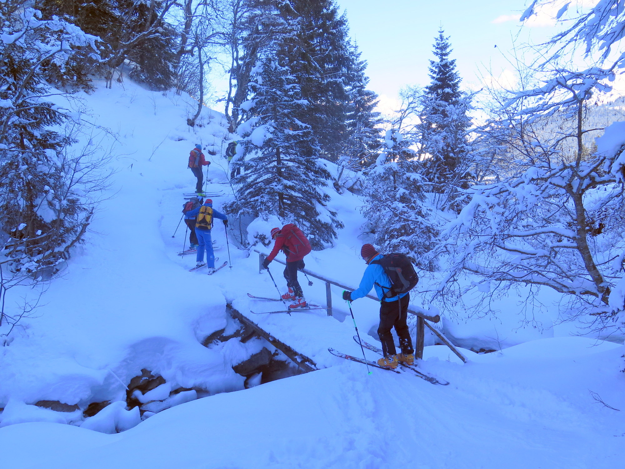 Skitouring Gasteinvalley, view 2